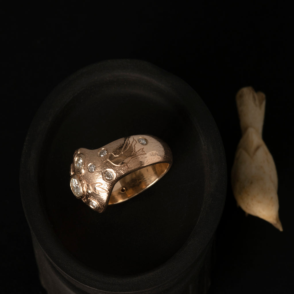 Kelly's Bespoke Garden Signet Ring